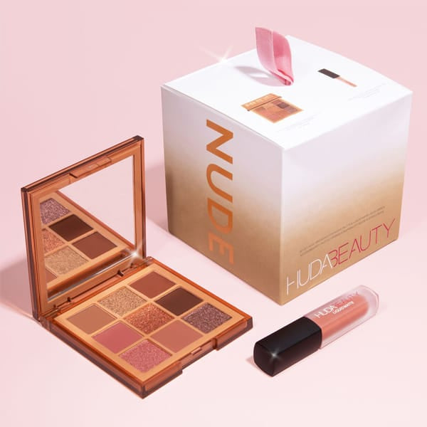 Huda Beauty Nude Medium Makeup Gift Set