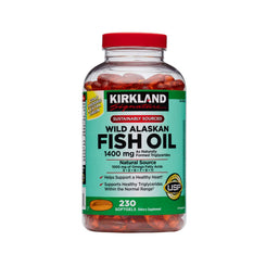 Kirkland Signature Wild Alaskan Fish Oil 1400 mg – 230 Capsule