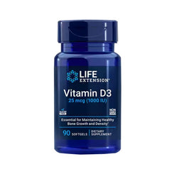 Life Extention 25 mcg (1000 IU), 90 softgels