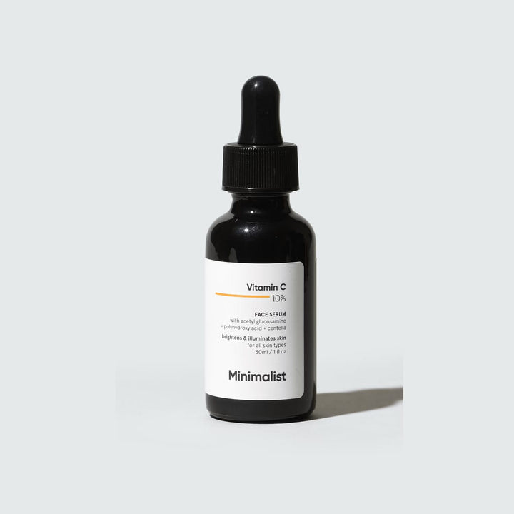 Minimalist 10% Vitamin C Face Serum for Glowing Skin – 30ml