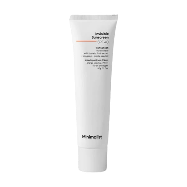 Minimalist Invisible Sunscreen SPF 40 50g in bd