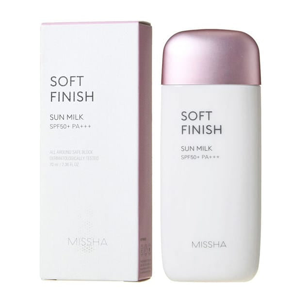 Missha All Around Safe Block Soft Finish Sun Milk SPF50+/PA+++ (70ml)