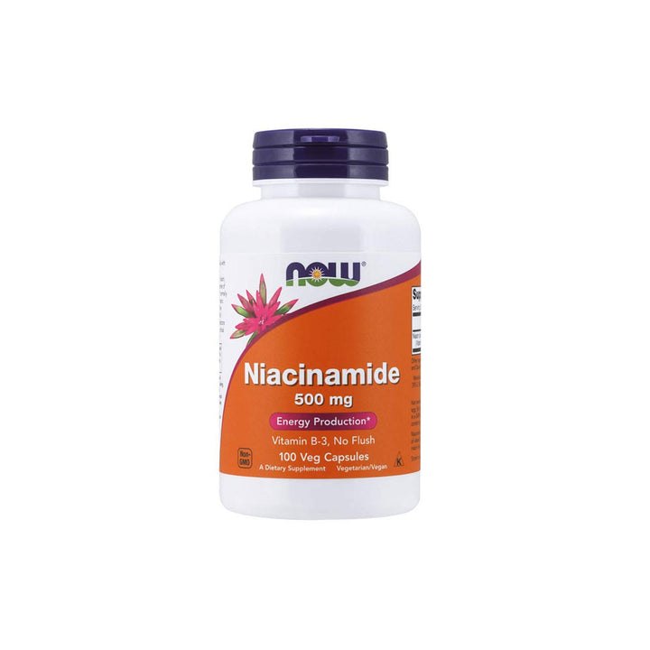 NOW Niacinamide 500mg – 100 Capsules