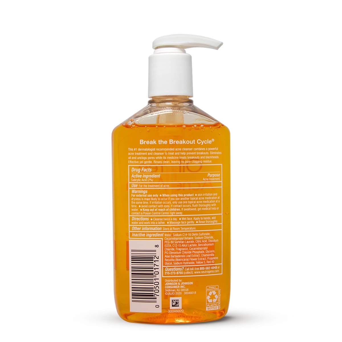 Neutrogena Oil Free Acne Wash - 269ml