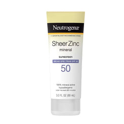 Neutrogena Sheer Zinc Dry-Touch Sunscreen Broad Spectrum SPF 50 88ml