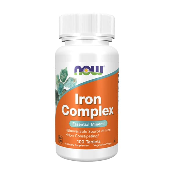 Now Foods Iron Complex 100 Tablets