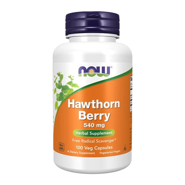 Now Hawthorn Berry 540 mg 100 Veg Capsules in bd