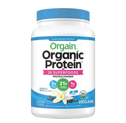 Orgain Organic Protein Powder Vanilla Bean 1.22kg
