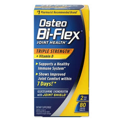 Osteo Bi-Flex Triple Strength(5) with Vitamin D Glucosamine Chondroitin Joint Health Supplement, Coated Tablets, 80 Count