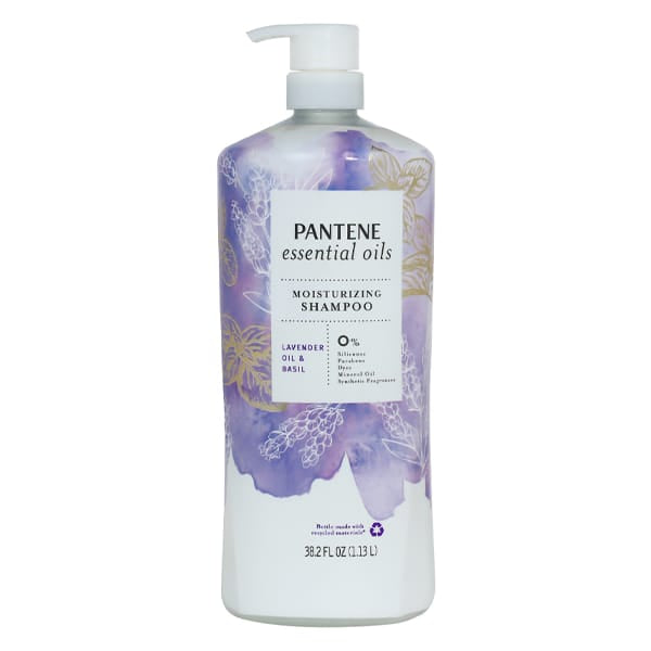 Pantene Essential Oils Moisturizing Shampoo 1.13L in bd