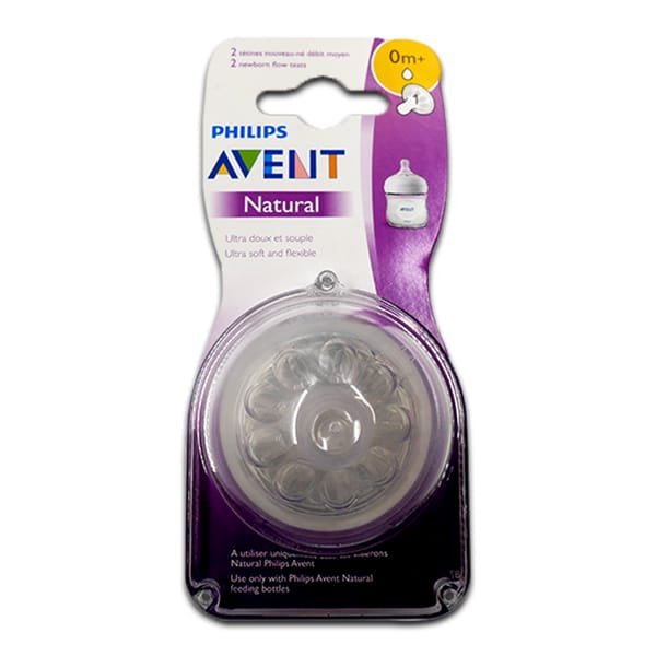 Philips Avent Natural 2 Newborn Flow Nipples For 0+ Months in bd