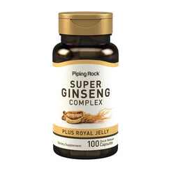 Piping Rock Super Ginseng Complex Plus Royal Jelly 100 Capsules