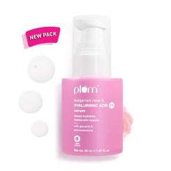 Plum 2% Hyaluronic Acid Face Serum with Bulgarian Rose 30ml