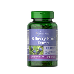 Puritan's Pride Bilberry 1000 mg 180 Softgels