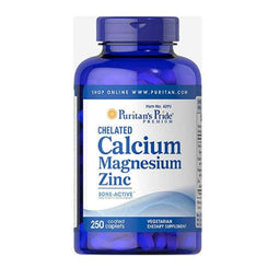 Puritan's Pride Chelated Calcium Magnesium Zinc 250 Tablets