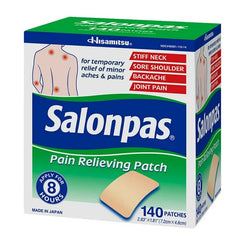 Salonpas Pain Relieving Patch, 140 Patches