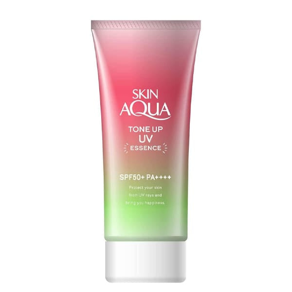 Skin Aqua Tone Up UV Essence Happiness Aura SPF50+ 80g in bd
