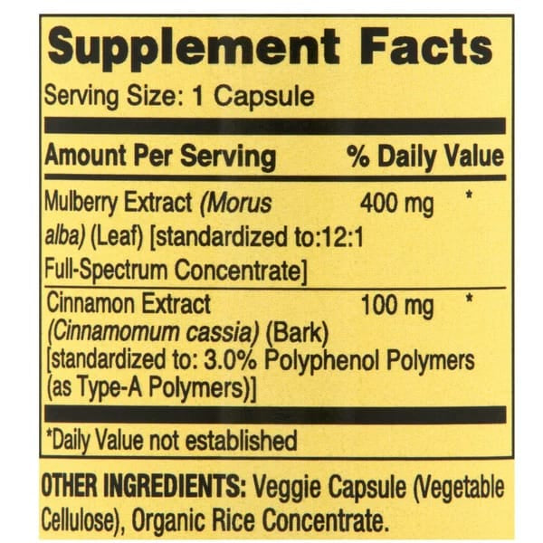 Spring Valley Blood Sugar Support Dietary Supplement 30 Capsules