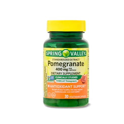 Spring Valley Standardized Extract Pomegranate 400 mg 30 Capsules