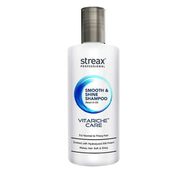 Streax Professionals Vitariche Care Smooth & Shine Shampoo for Dry & Frizzy (300ml)Hair