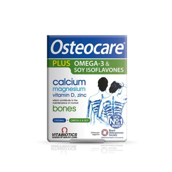 Vitabiotics Osteocare Plus Omega-3 & Soy Isoflavones 84 TabletsCapsules