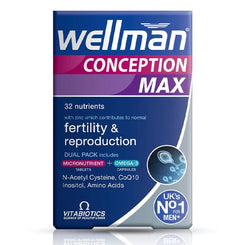 Vitabiotics Wellman Conception Max 84 Capsules in bd