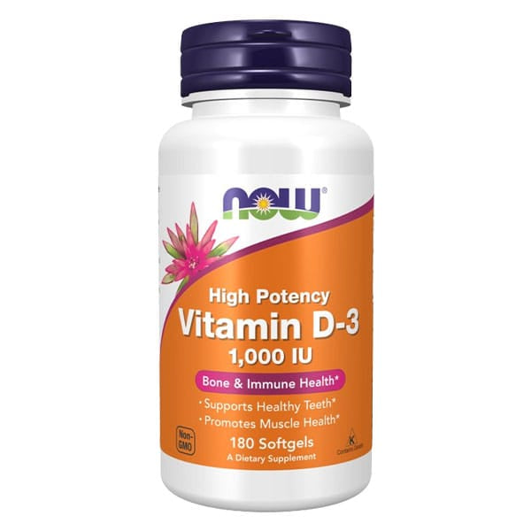 Vitamin D-3 1000 IU 180 Softgels in bd