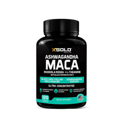 X Gold Health Ashwagandha Maca – 120 Capsules