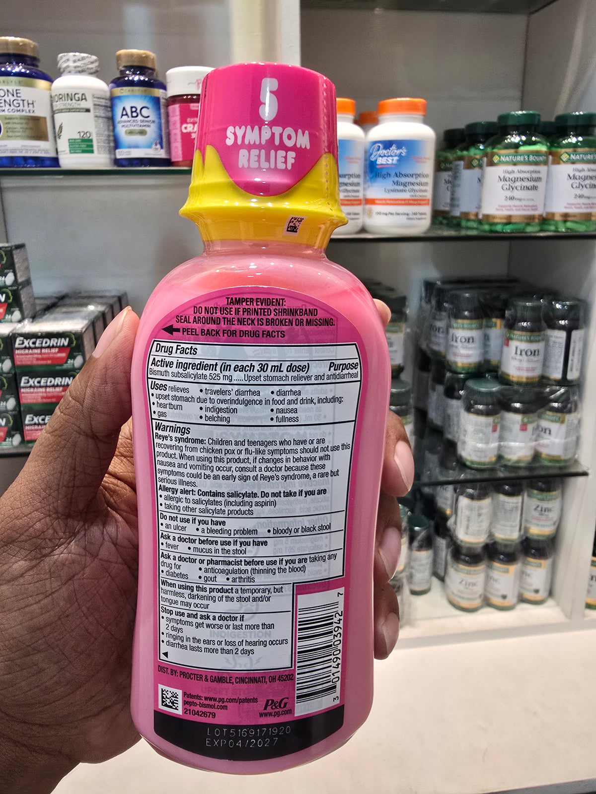 Pepto-Bismol Original Liquid (12 FL OZ / 354 mL)