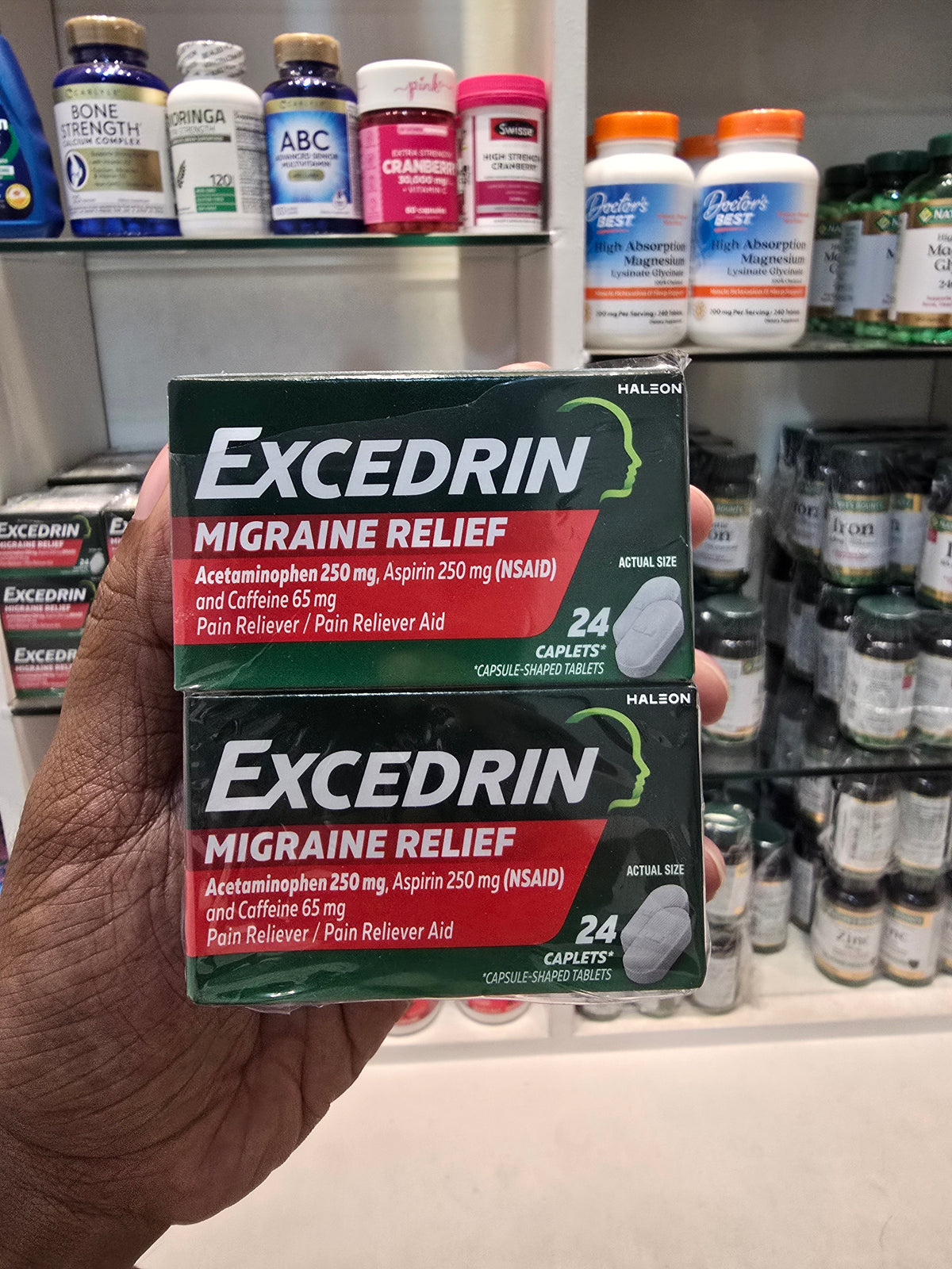 Excedrin Migraine Pain Reliever 24 Caplets