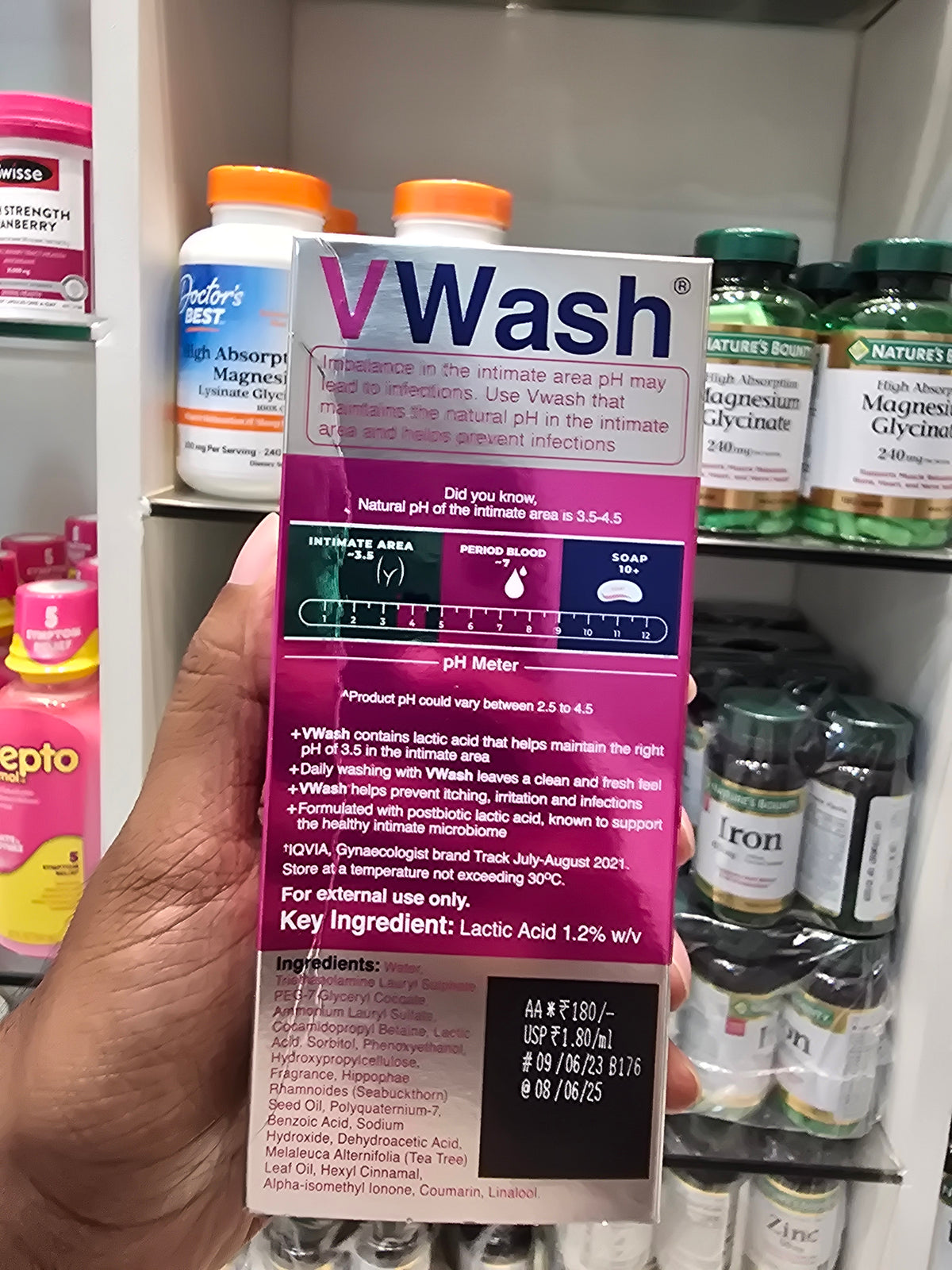 VWash Expert Intimate Hygiene For Women 100ml