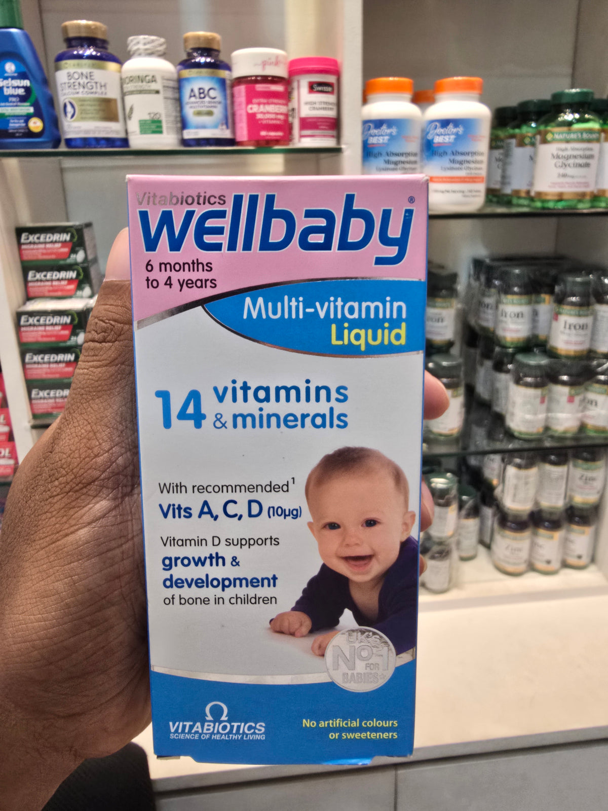Vitabiotics Wellbaby Multi-Vitamin Liquid 6 Months to 4 Years 150ml