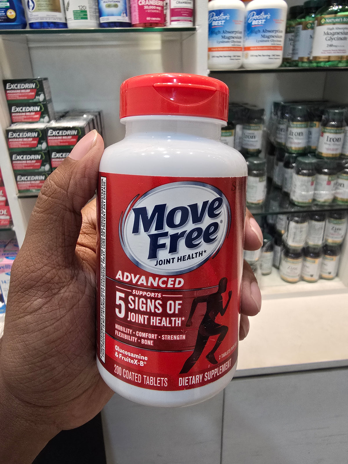 Schiff Move Free Joint Health Advanced MSM + Vitamin D3 – 200 tablets