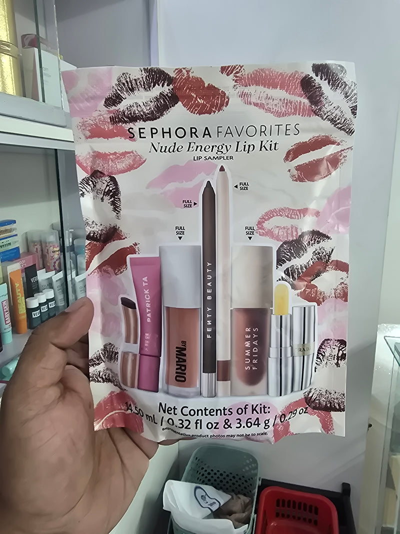 Sephora Favorites Nude Energy Lip Kit Makeup Set