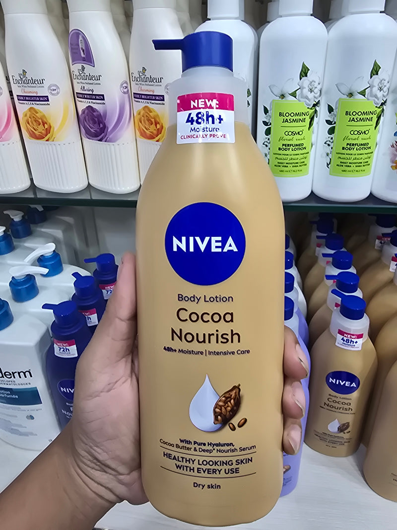 Nivea cocoa Nourish Lotion 400ml - made in spain