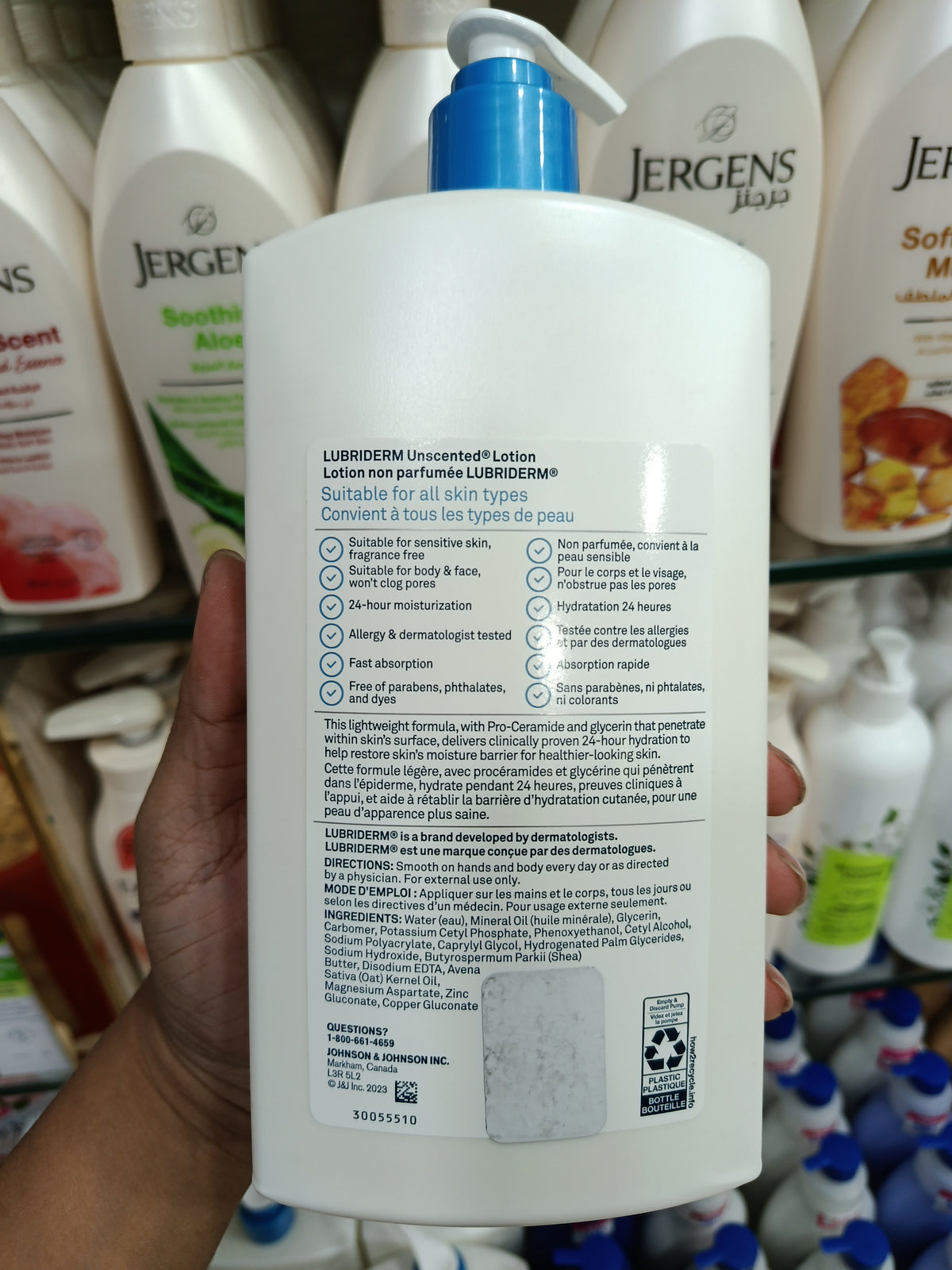 Lubriderm Unscented Lotion 710ml- Uk version