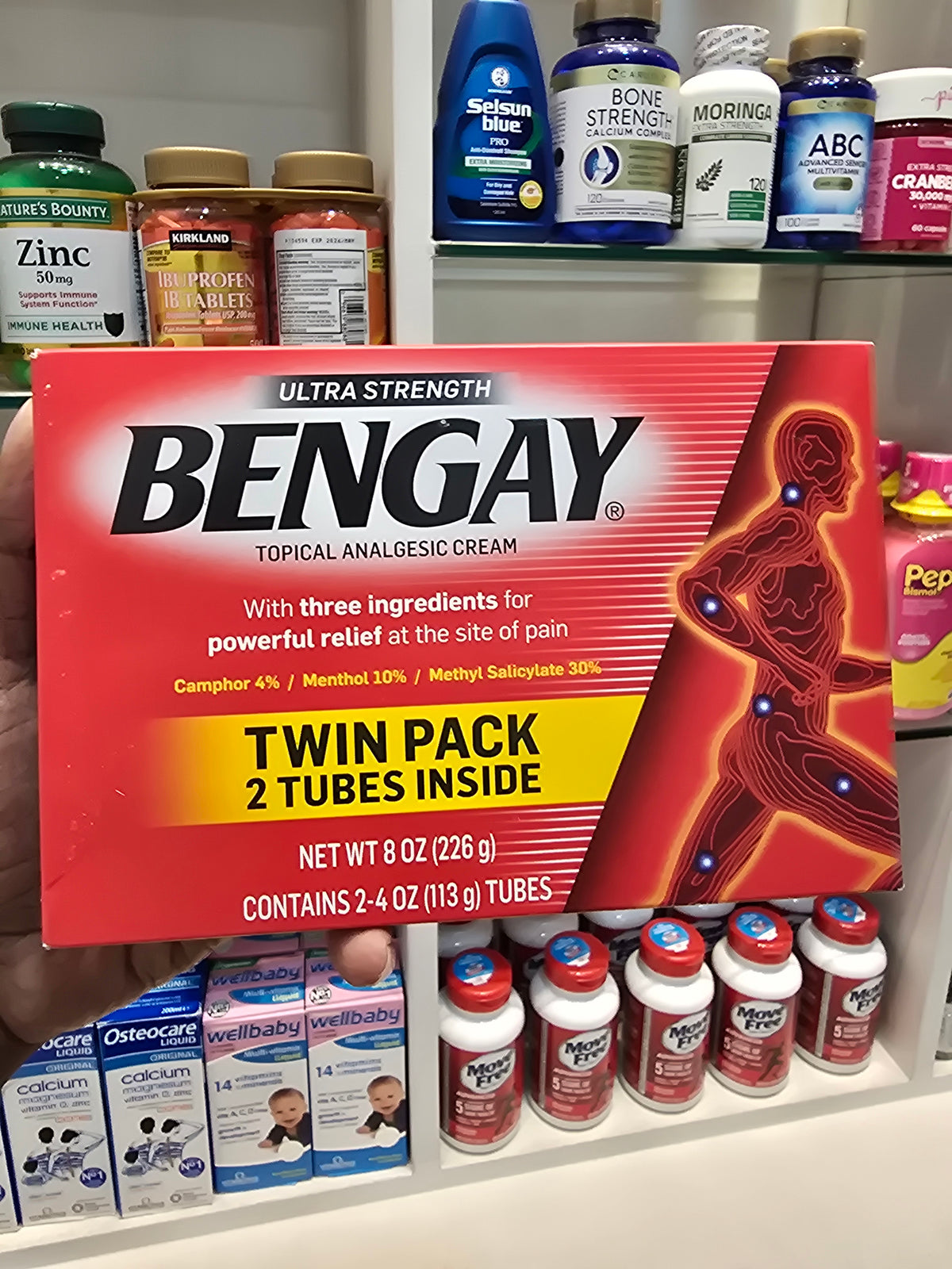 Bengay Ultra Strength Pain-Relieving Cream 226g (Twin Pack)