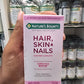 Nature’s Bounty Hair, Skin & Nails Multivitamin with Biotin (3,000 mcg) – 60 capsules