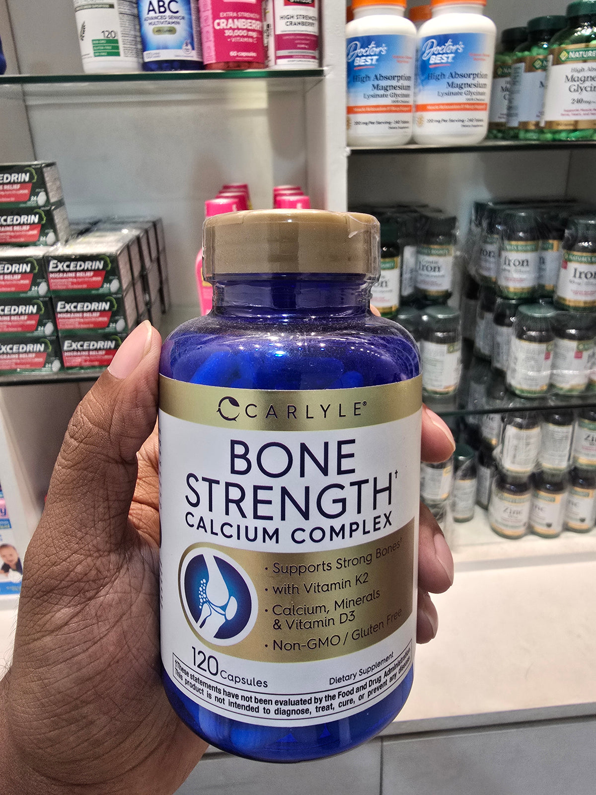Carlyle Bone Strength Calcium Complex (120 Capsules)