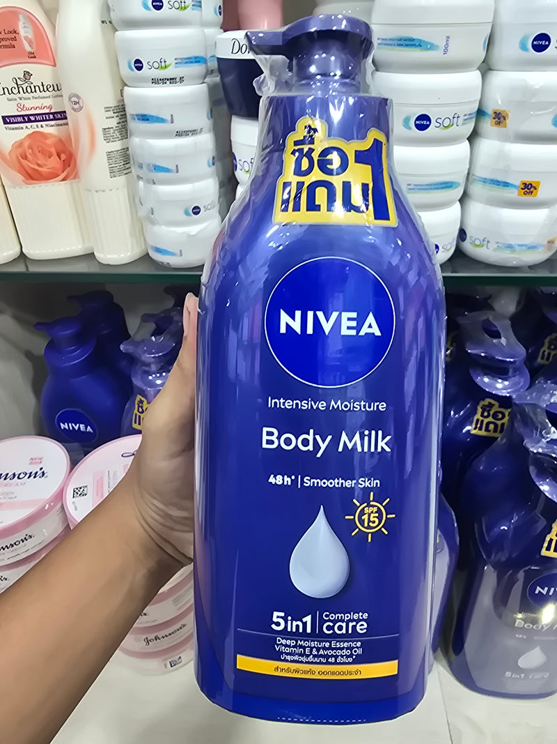 Nivea lotion Body Milk 550ml - made in Thailand