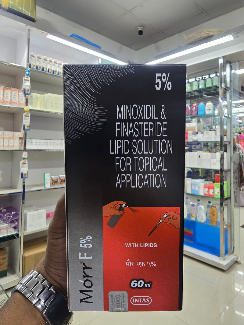 Morr F 5% Minoxidil & Finastride Lipid Solution For Topical Application 60ml