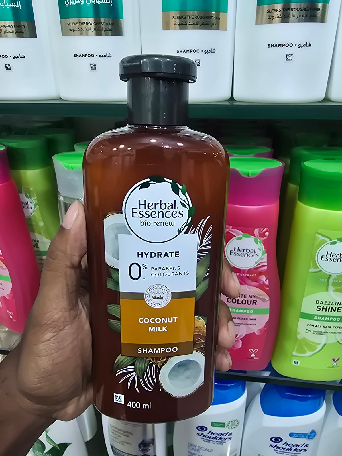 Herbal Essences Bio Renew Coconut Milk Hydrate Shampoo with 0% Parabens 400ml (Thailand)