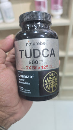 TUDCA 500mg with OX Bile 125mg Per Serving, 120 Capsules