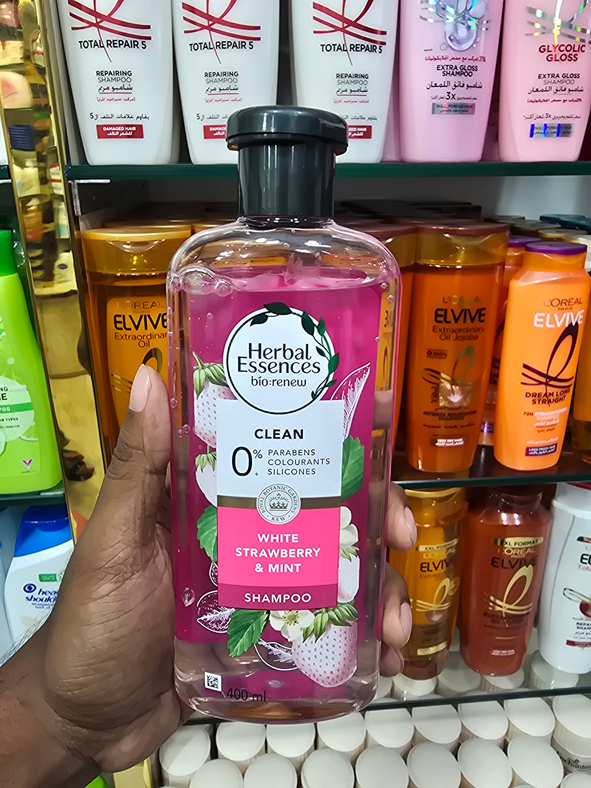 Herbal Essences White Strawberry &  Mint Shampoo 400ml (Thailand)