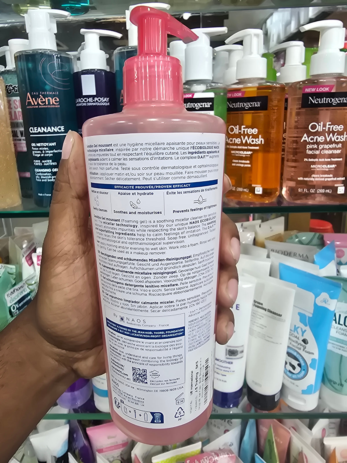 Bioderma Crealine Gel Moussant Foaming Gel 500ml