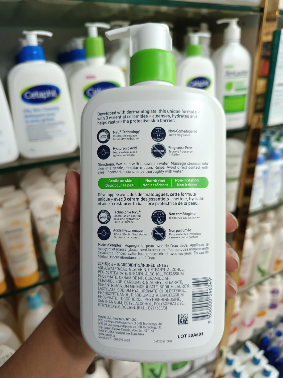 CeraVe – Hydrating Cleanser For Normal To Dry Skin ( Usa Version ) – 562ml