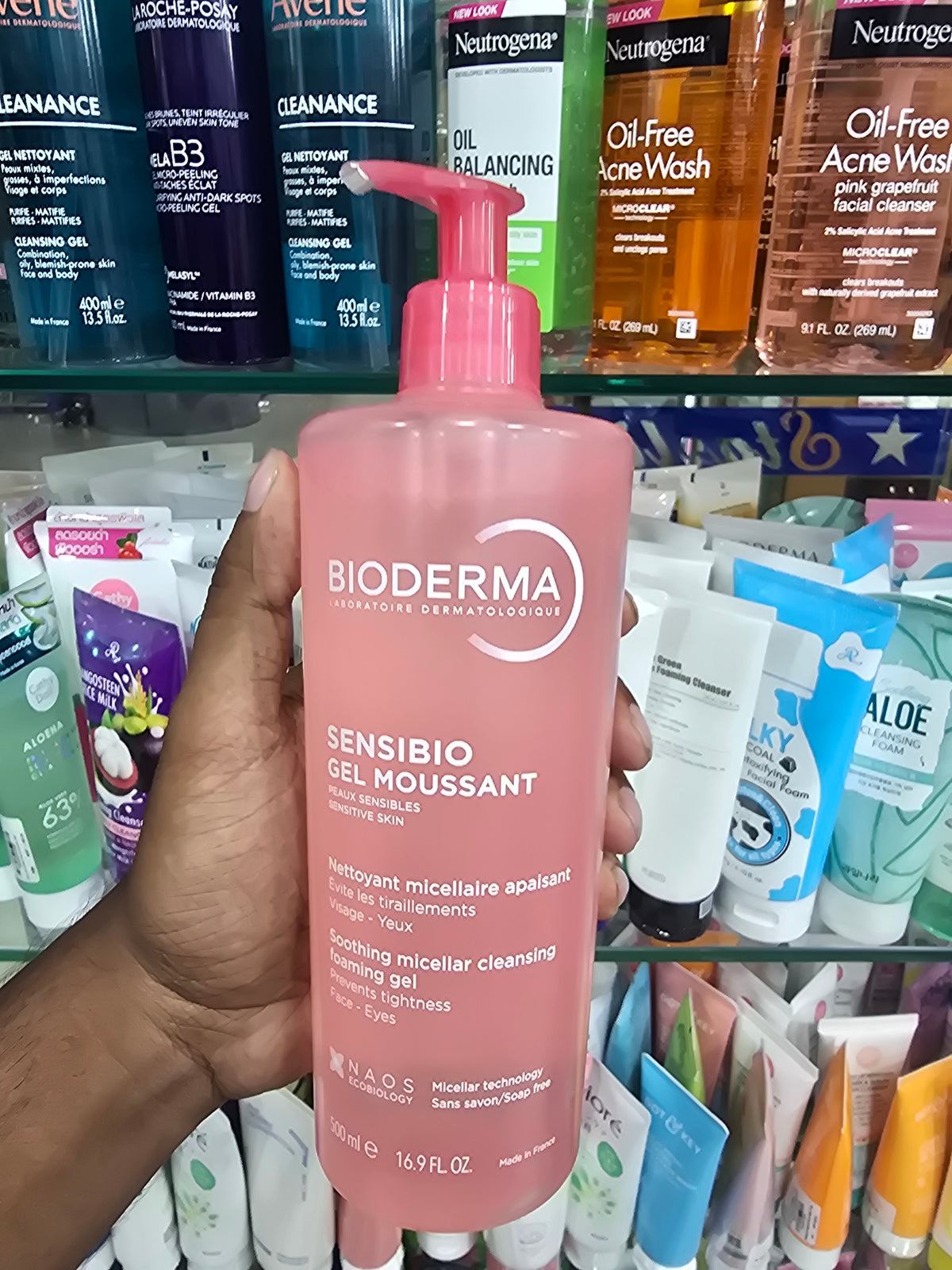 Bioderma Crealine Gel Moussant Foaming Gel 500ml