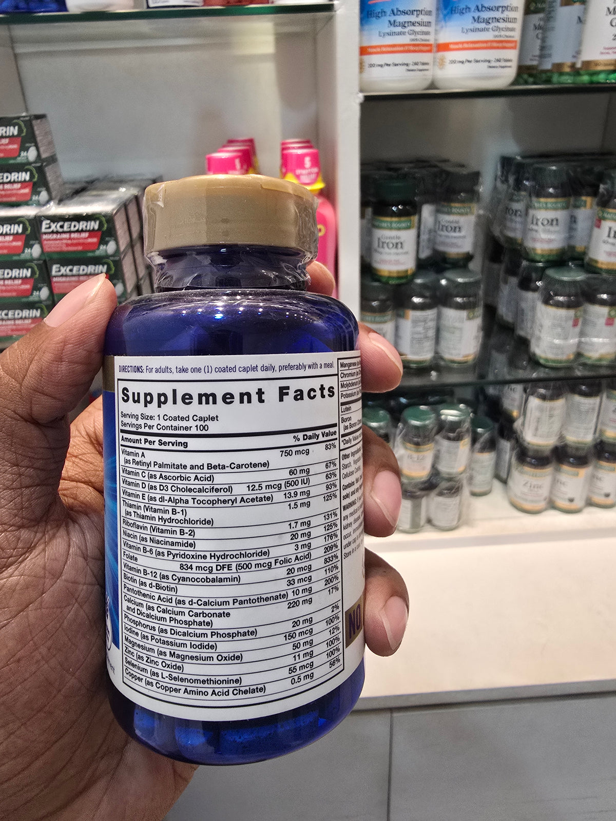 Carlyle Senior Multivitamin 100 Caplets