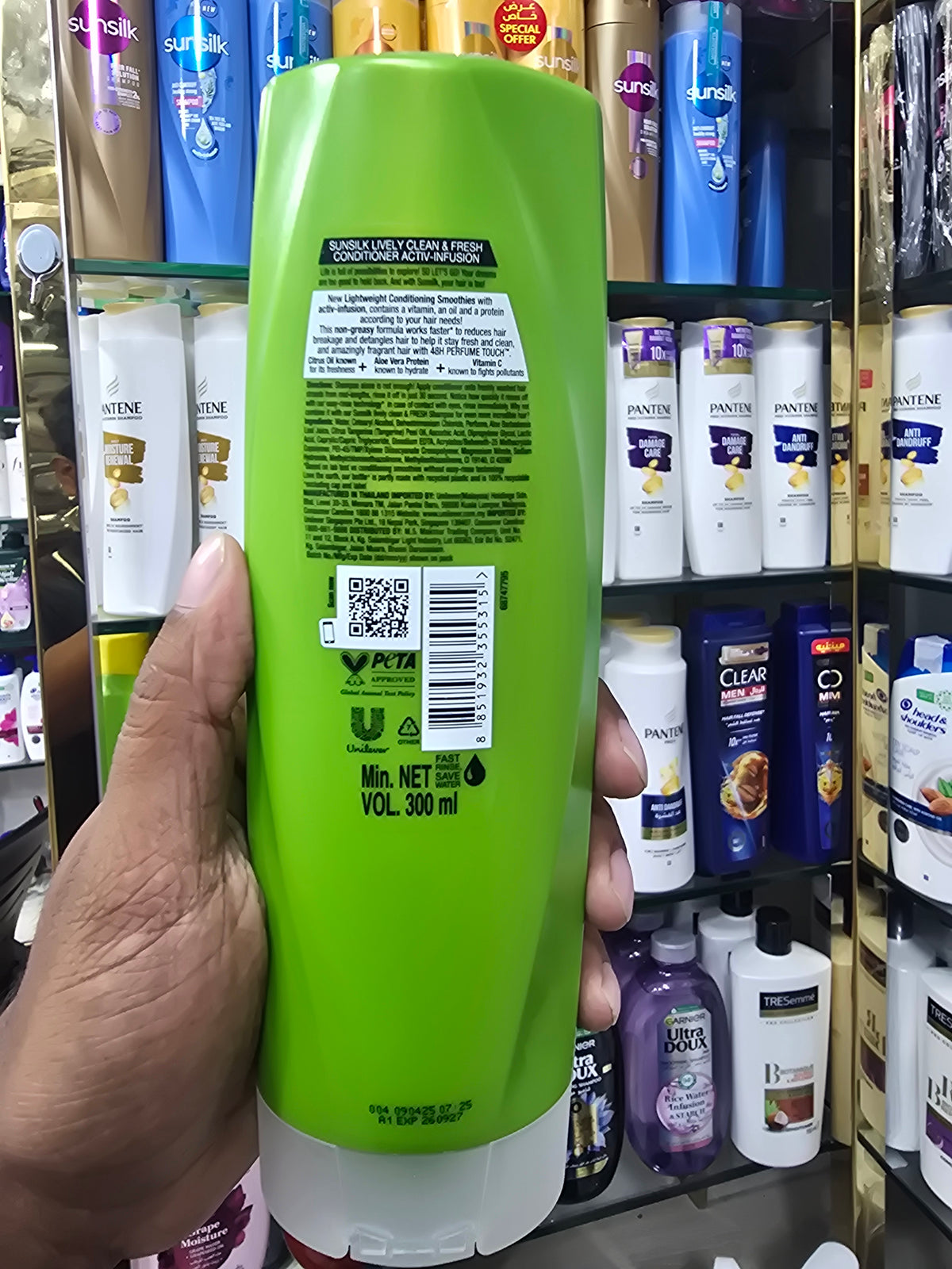 Sunsilk Lively Clean & Fresh Conditioner with Citrus Oil, Aloevera Protein & Vitamin C (Made in Thailand) 300ml