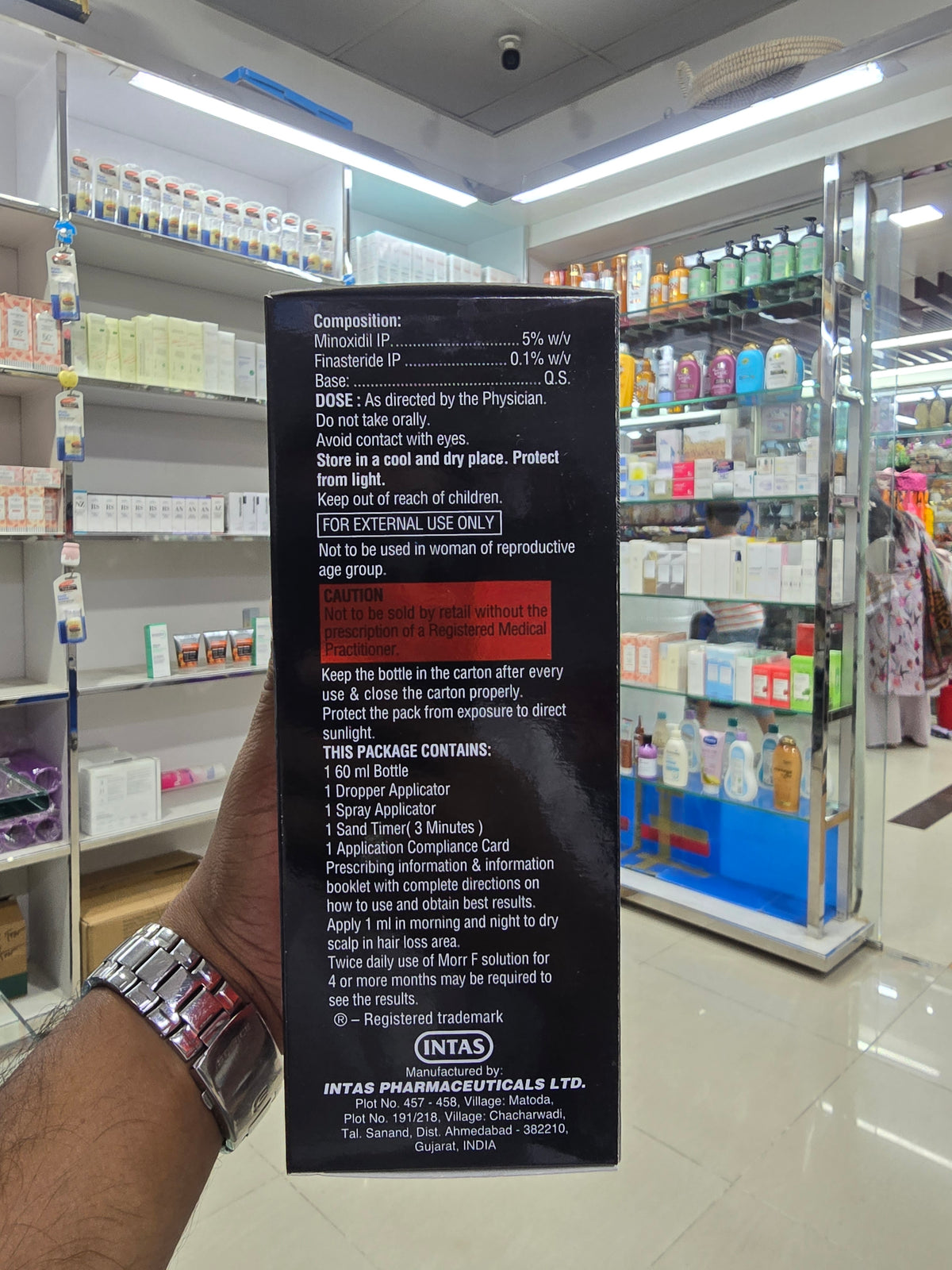 Morr F 5% Minoxidil & Finastride Lipid Solution For Topical Application 60ml
